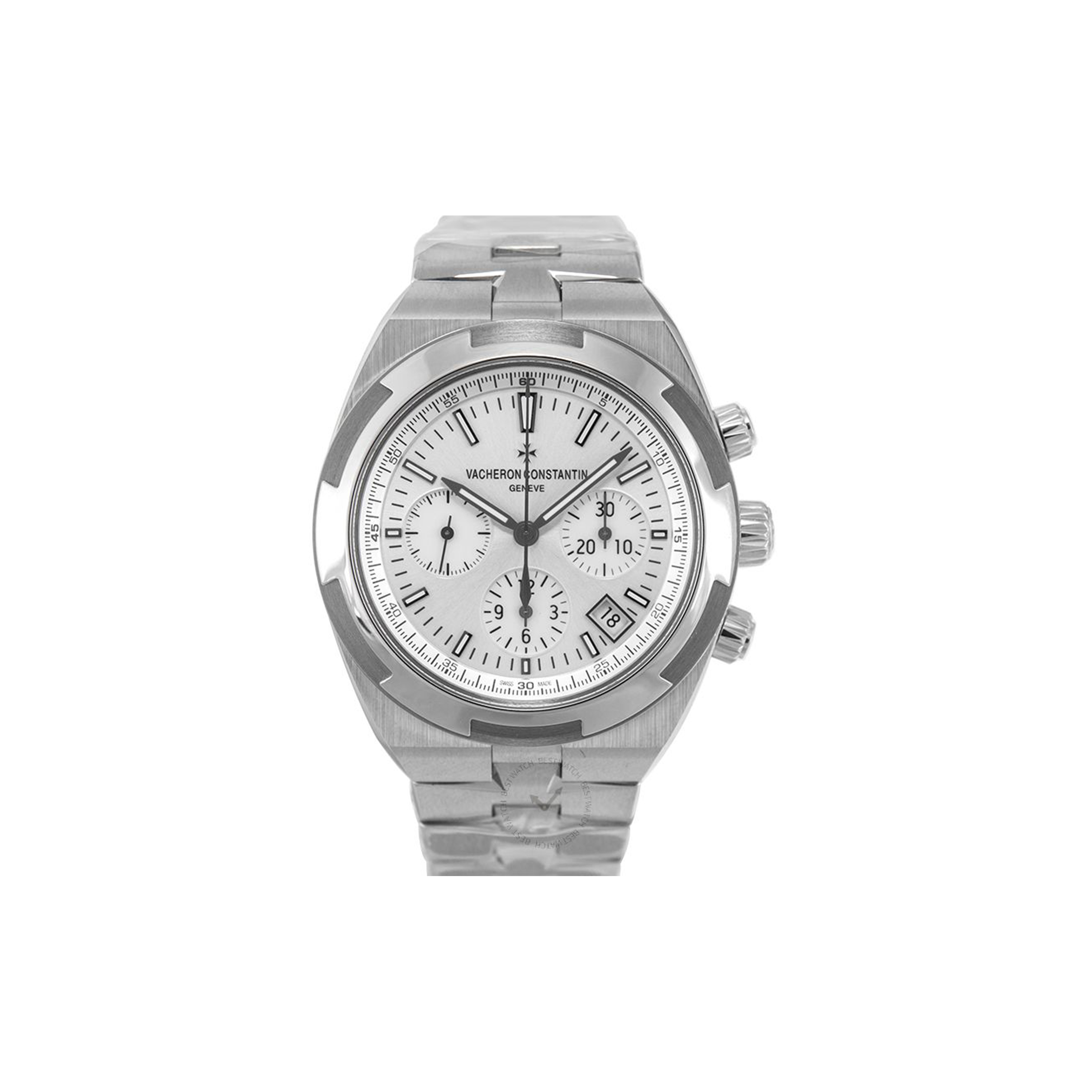 VACHERON CONSTANTIN OVERSEAS SILVER DIAL STAINLESS STEEL AUTOMATIC WATCH 5500V/110A-B075